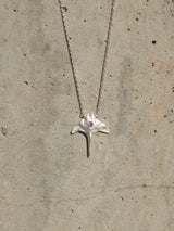 Silver Manta Necklace