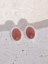Strawberry Crystal Earrings