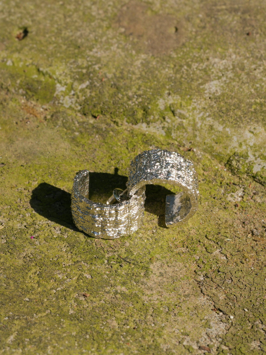 Silver Cuff Earrings