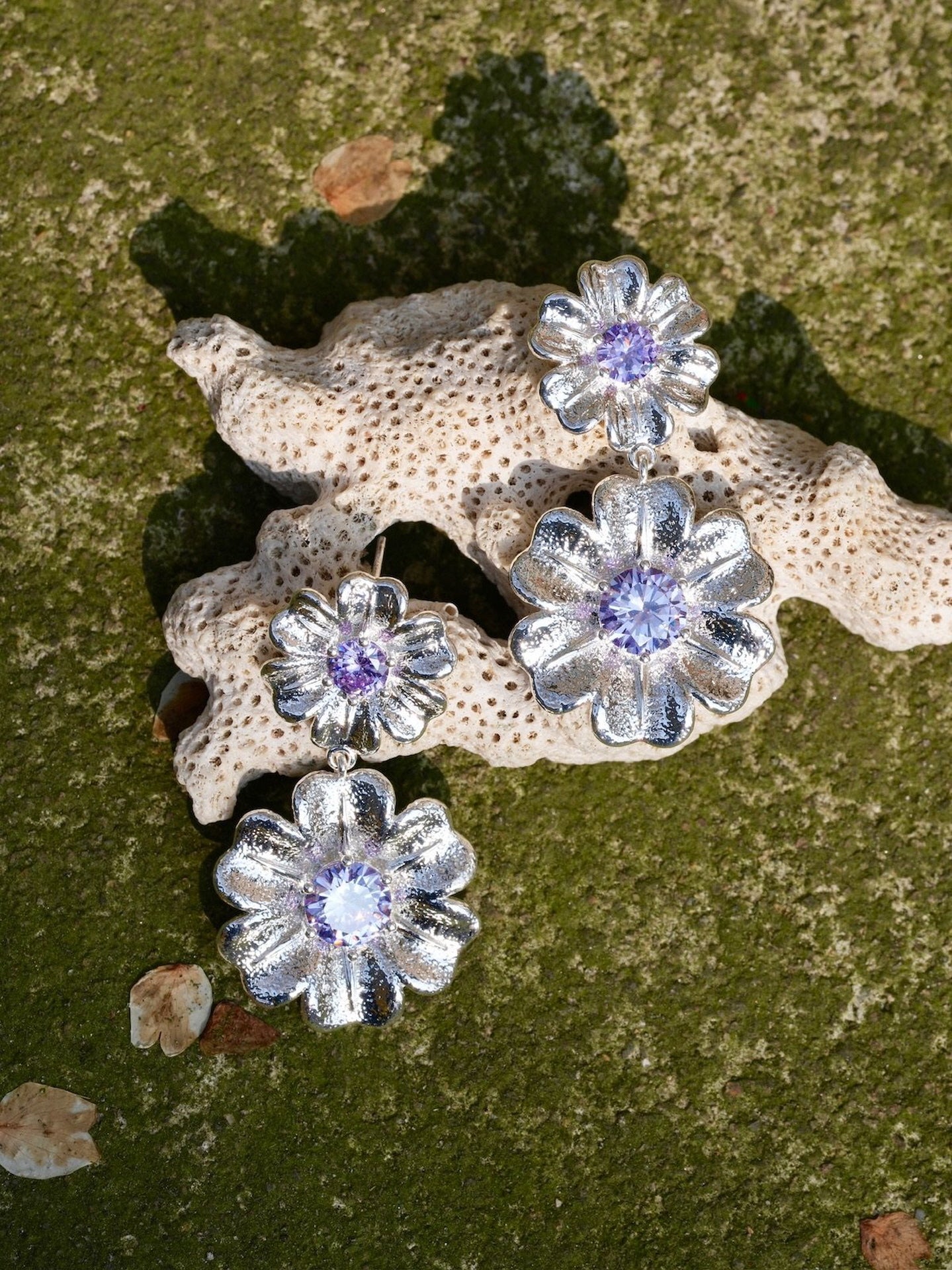 Starlit Flower Earrings