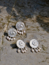 Pearl Fossil Earrings
