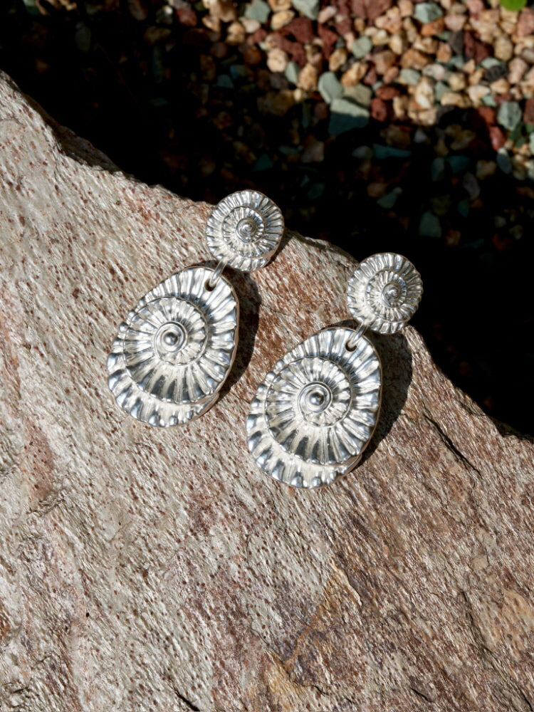 Spiral Drop Earrings
