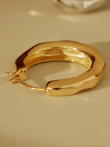 Molten Gold Earrings