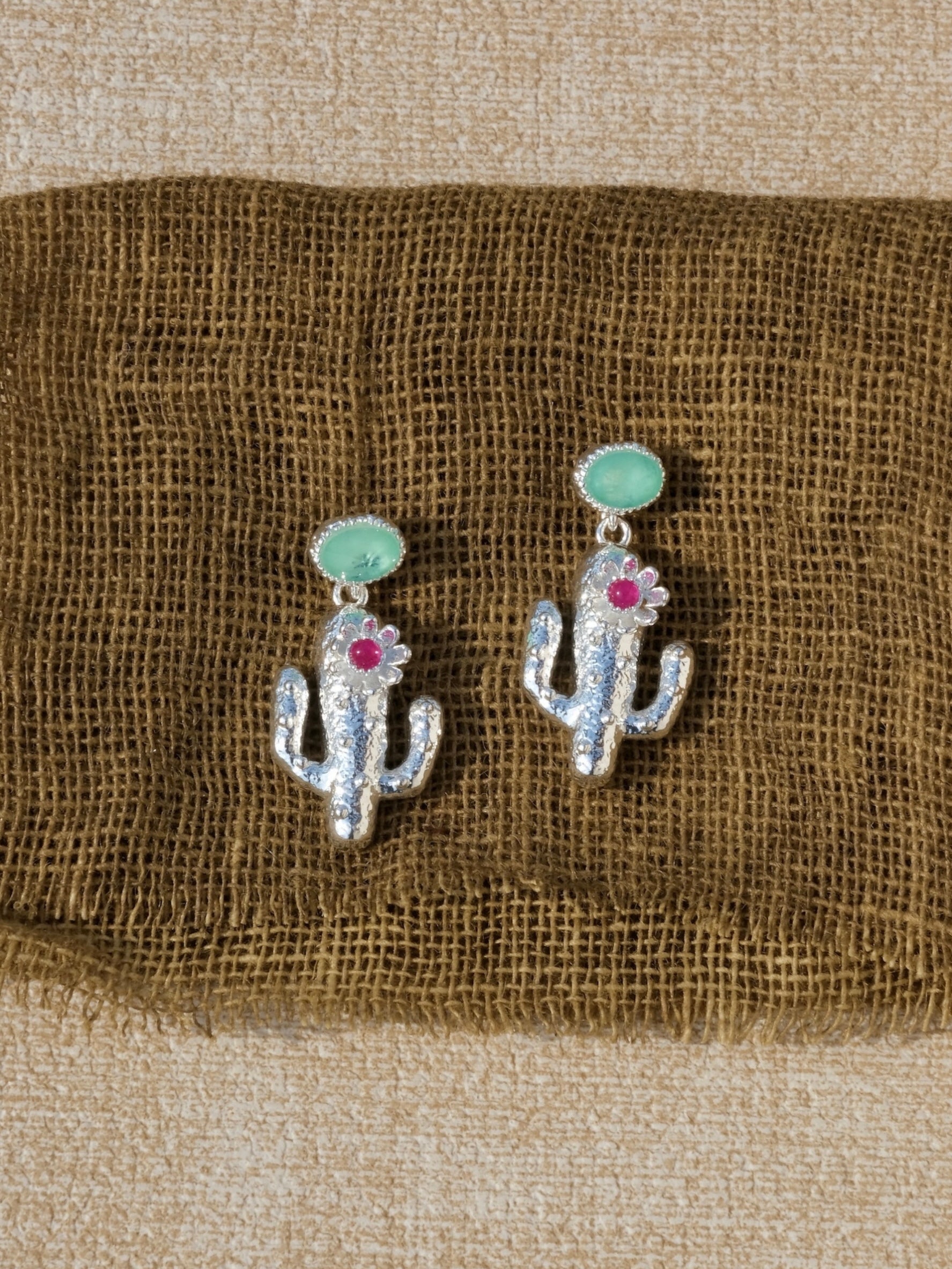 Cactus Drop Earrings