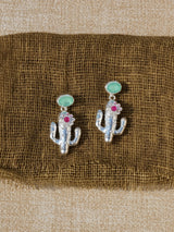 Cactus Drop Earrings
