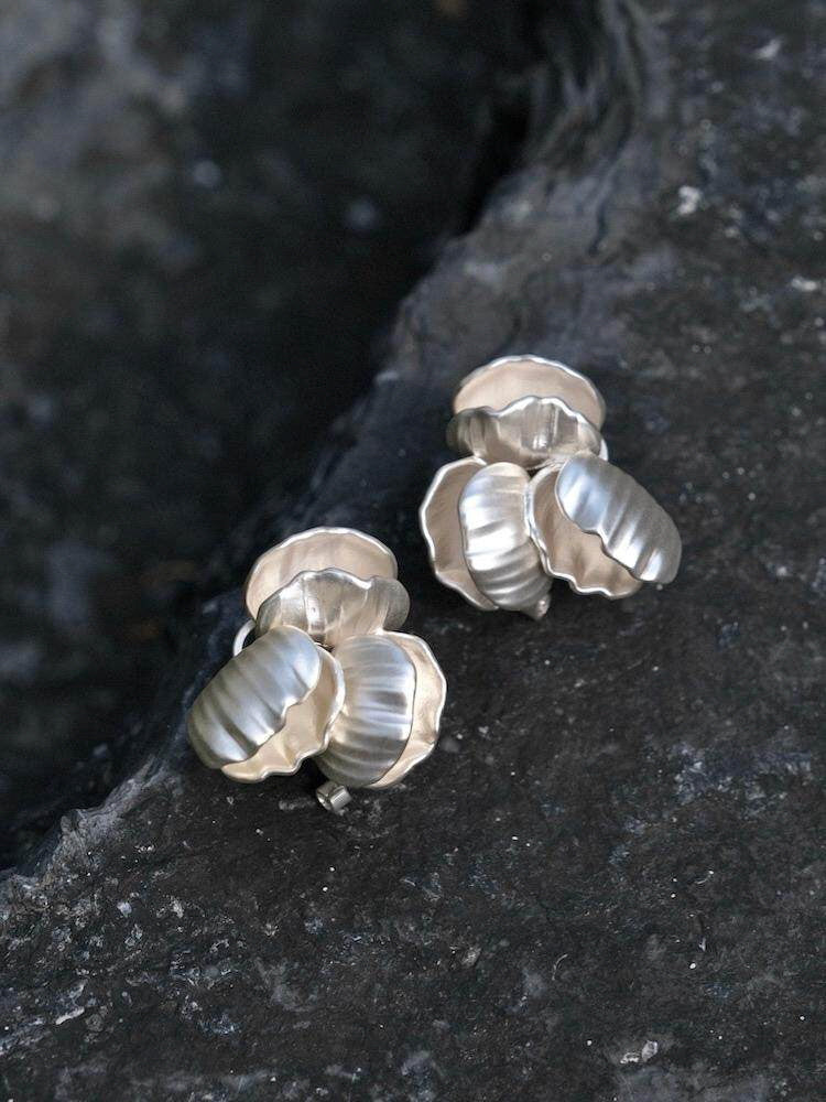 Crystal Seashells Earrings