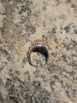 Peach Stone Ring