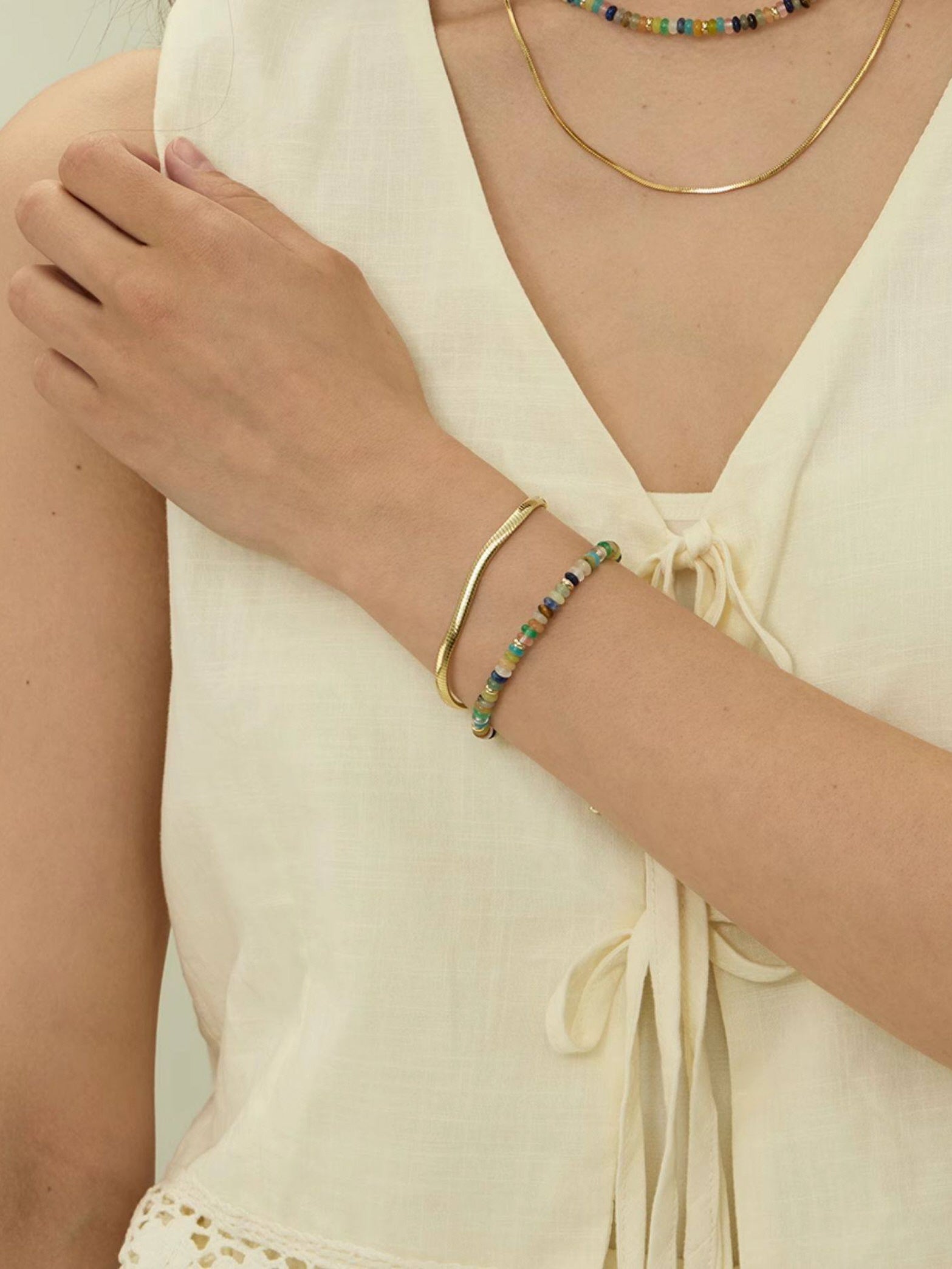 Natural Bead Bracelet