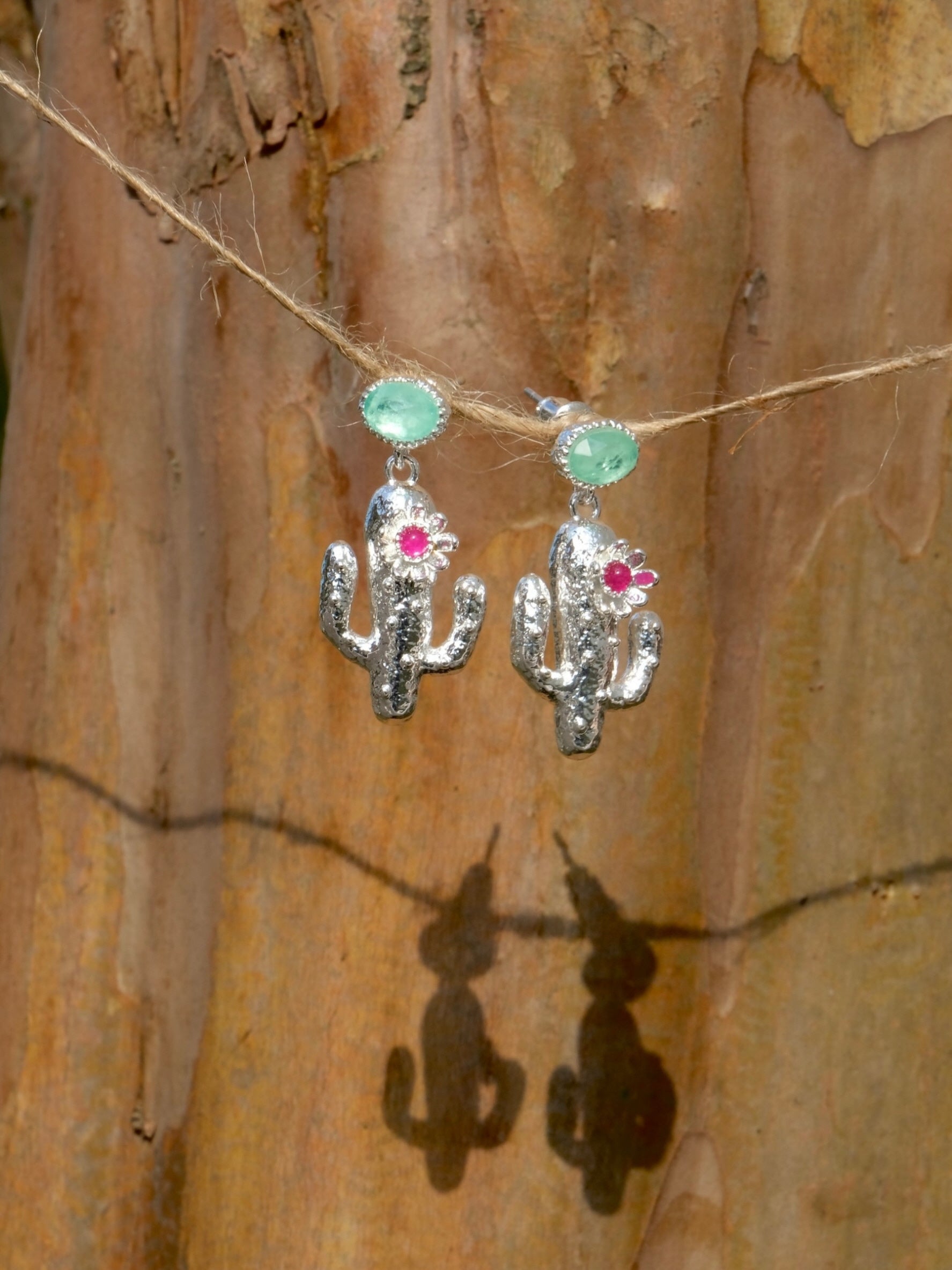 Cactus Drop Earrings