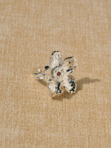 Silver Flower Ring