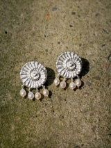 Pearl Fossil Earrings