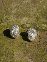 Crystal Oval Earrings