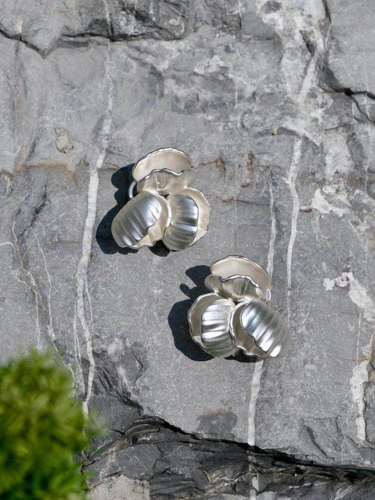 Crystal Seashells Earrings