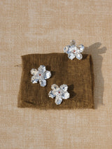 Silver Wildflower Earrings