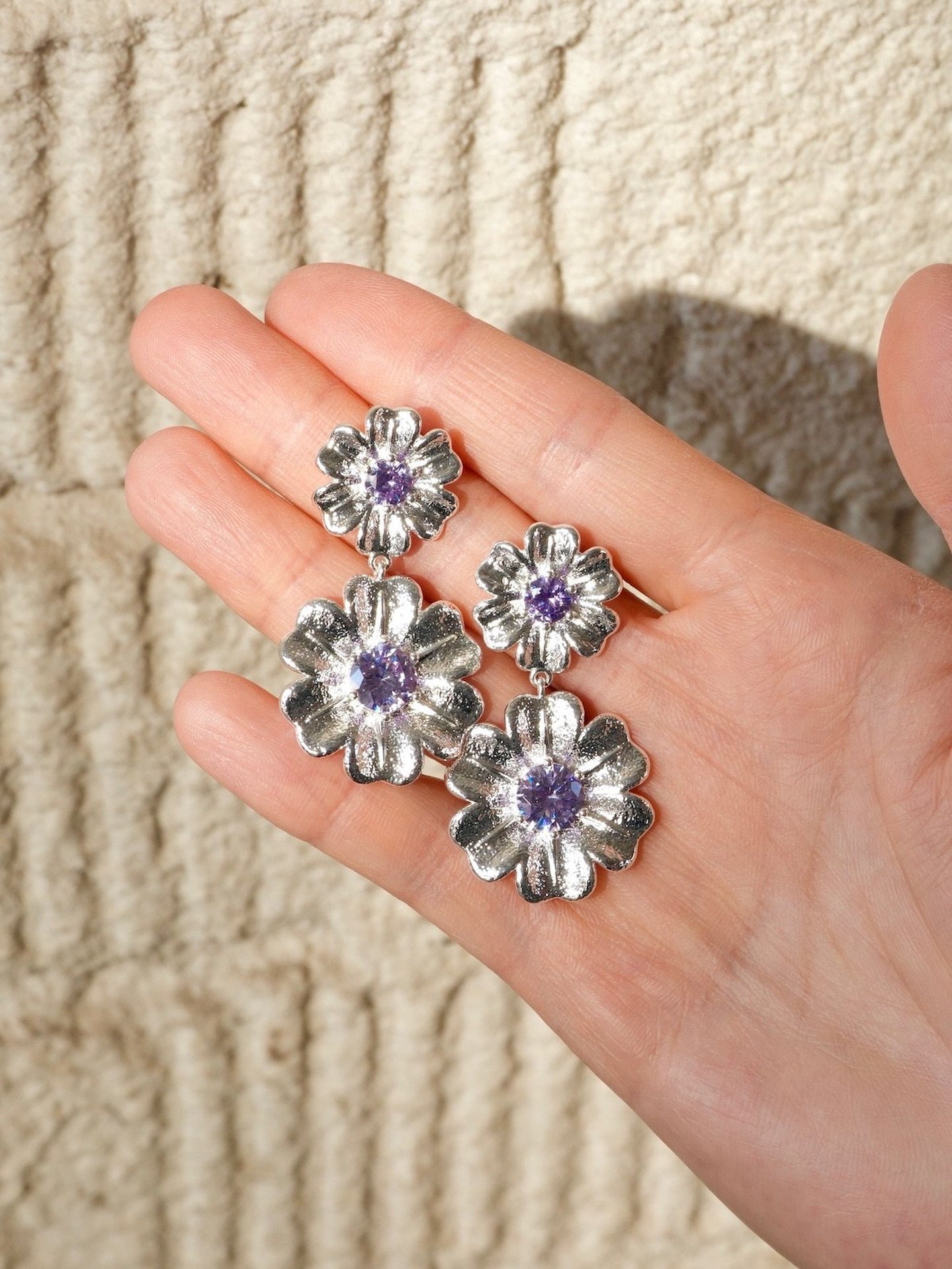 Starlit Flower Earrings