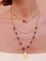 Pearl Medallion Necklace