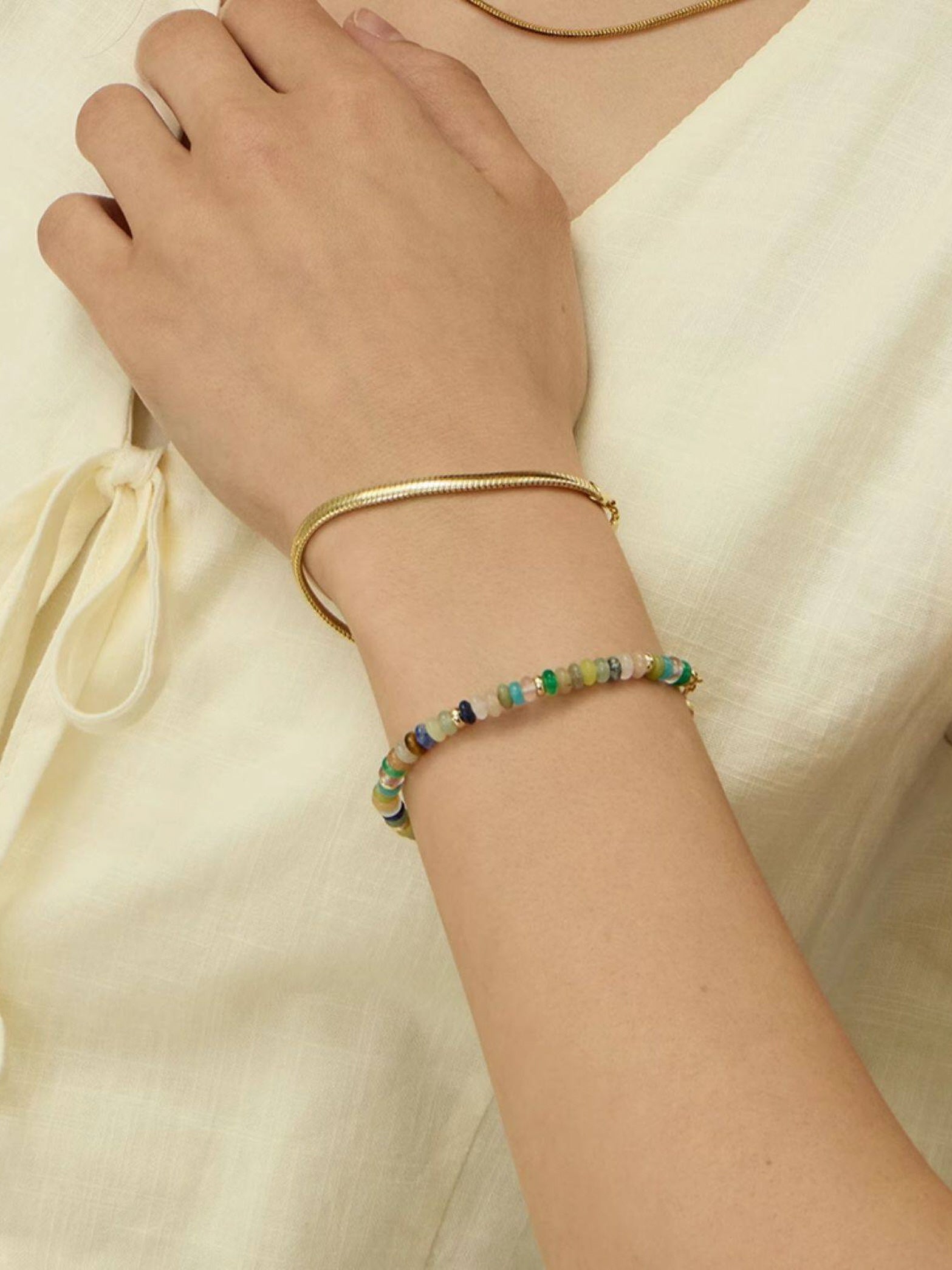 Natural Bead Bracelet