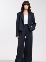 Striped Tailored Blazer