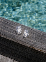 Crystal Oval Earrings
