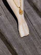 Golden Fossil Necklace