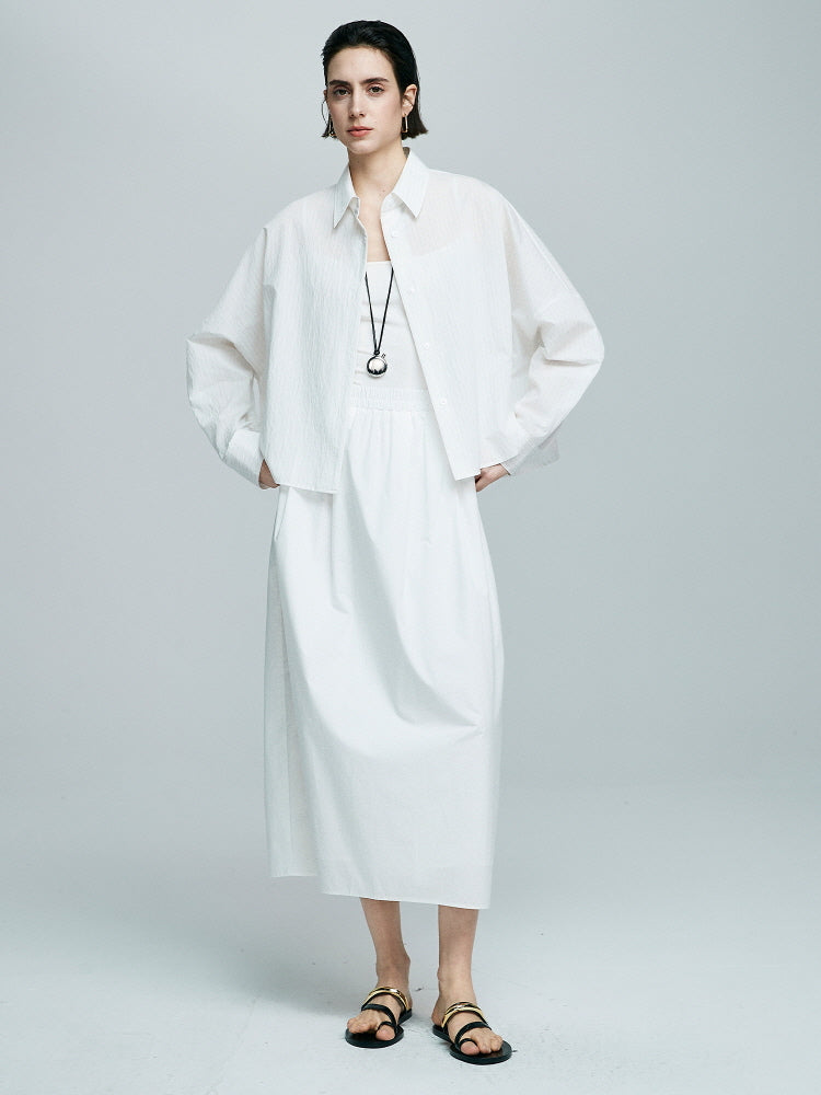 Versatile White Skirt