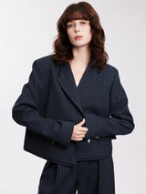 Striped Tailored Blazer