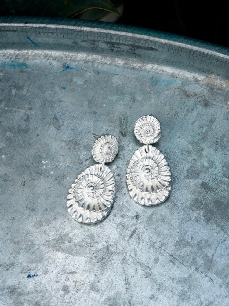 Spiral Drop Earrings