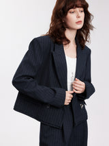 Striped Tailored Blazer