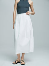Versatile White Skirt