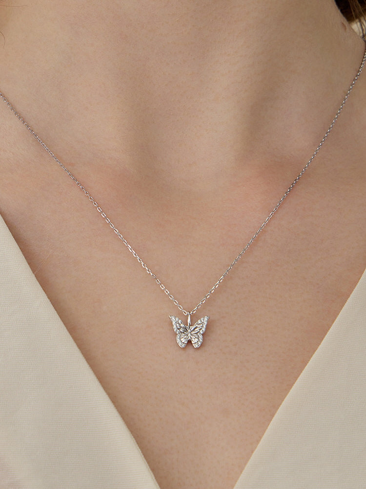 Crystal Butterfly Necklace