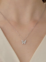 Crystal Butterfly Necklace