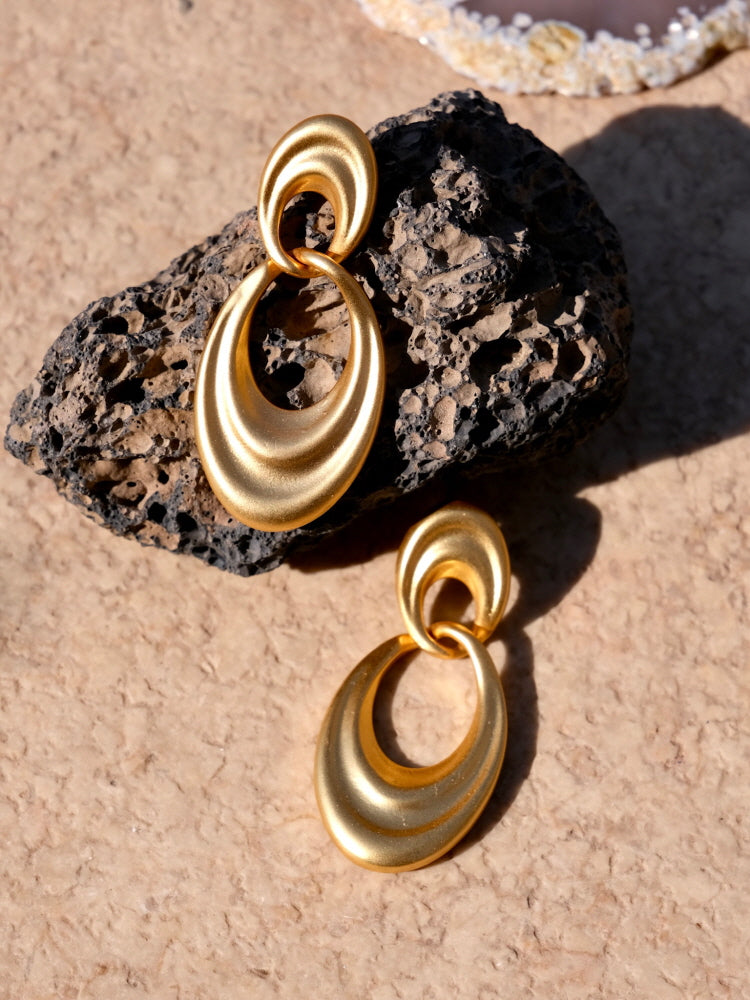 Twist Drop Earrings