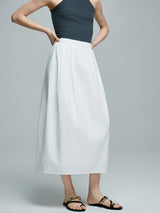 Versatile White Skirt