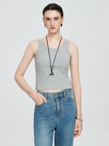 Gray Slim Tank
