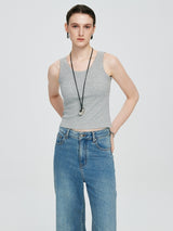 Gray Slim Tank