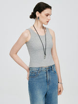 Gray Slim Tank