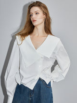 Layered V Blouse