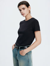Modern Black Tee
