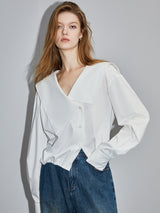 Layered V Blouse
