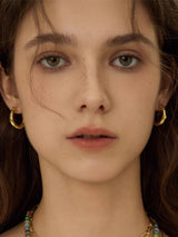 Molten Gold Earrings