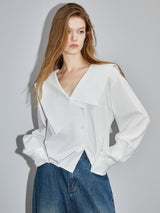 Layered V Blouse