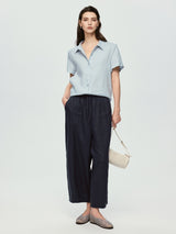 Soft Natural Shirt- Icy Blue