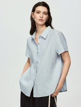Soft Natural Shirt- Icy Blue