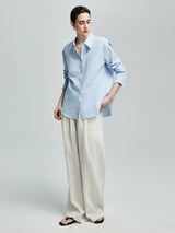 Relaxed Shirt-Sky Blue