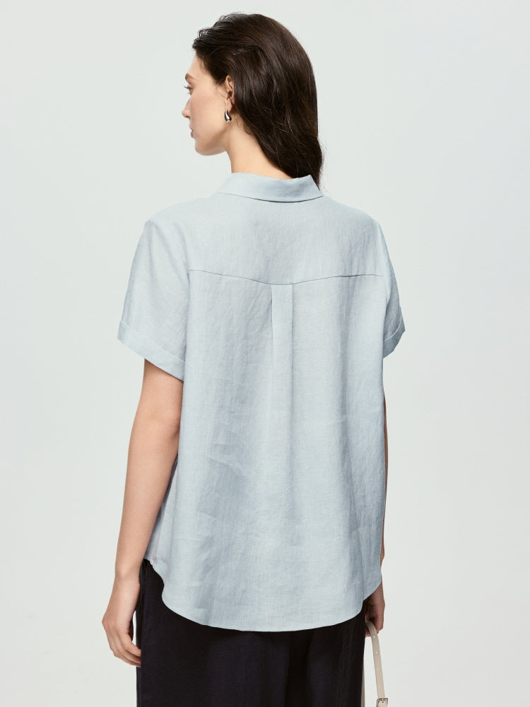 Soft Natural Shirt- Icy Blue