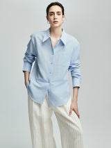 Relaxed Shirt-Sky Blue