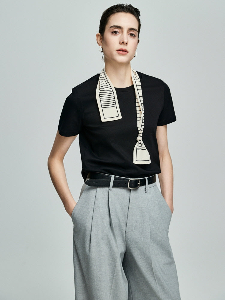 Clean Cotton Tee-Black