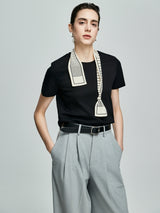 Clean Cotton Tee-Black