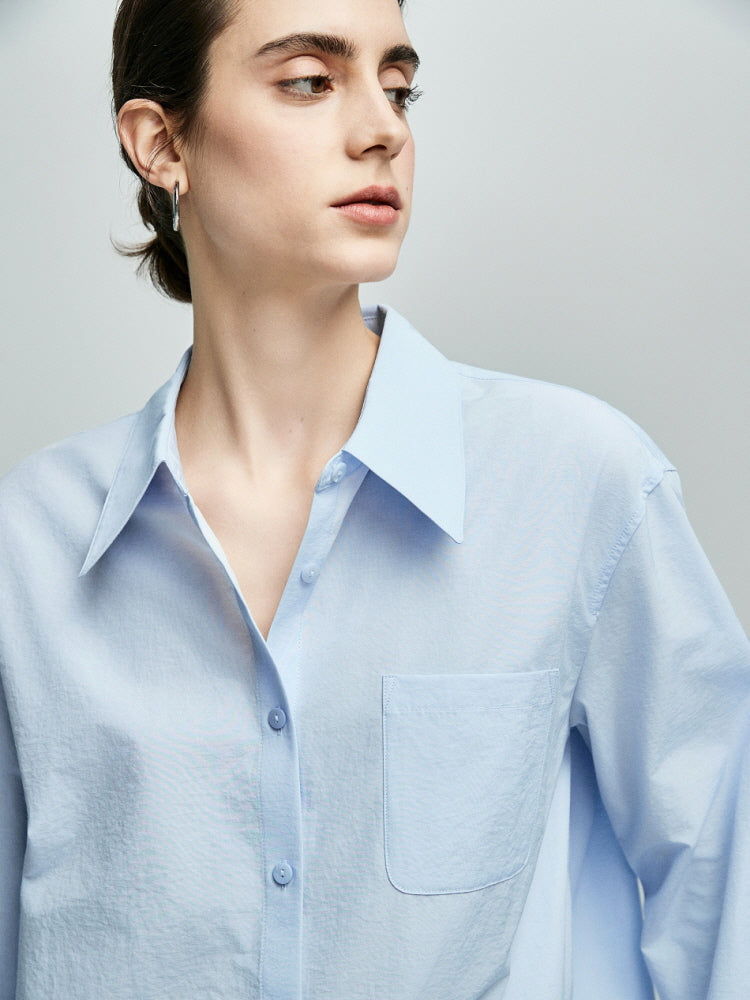 Relaxed Shirt-Sky Blue