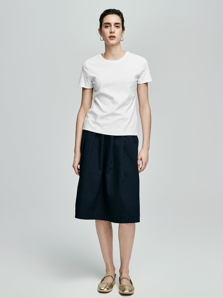 Modern White Tee